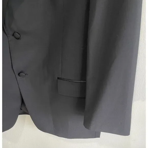 Ralph Ralph Lauren pure new wool sport jacket slim fit black canada men's 46 R